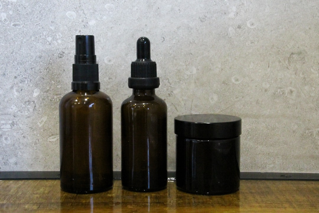 Photo hair oil application