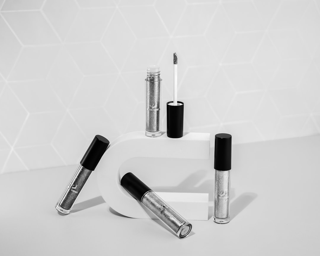 Photo clean makeup brushes