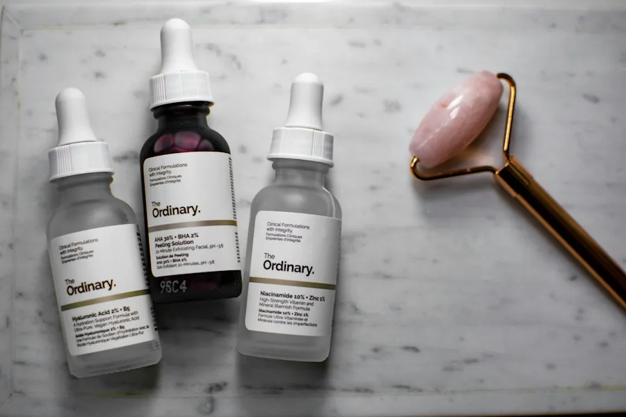 Photo facial skincare routine
